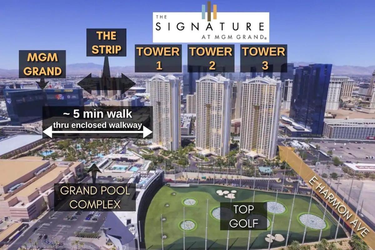 Mgm Signature, Centrally Located, Strip Views No Resort Fee Las Vegas Bagian luar foto